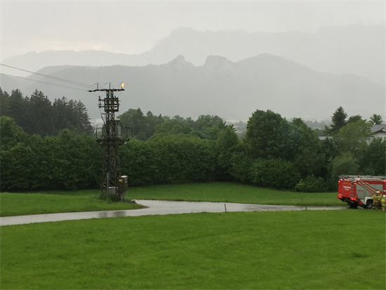 Brand Elektrische Anlage Riedl 11 Obermayerhof am 28 05 2016 um 18 21 Uhr Wiestalstausee [004]